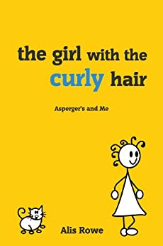 book girl with curly hair